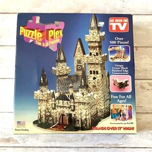 Puzzle Plex 3-D Puzzle Castle 500pc As Seen On TV 3 Dimensional